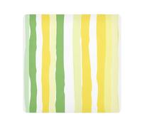 tplaotee Giallo Verde bianco striscia modello Protettivo Make up Pouch Panno Trucco Organizzatore Wrap Camera Lens Panno Wrapper Per Organizzazione Dimensioni 55,1 x 55,1 cm