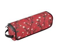 tplaotee Hot Hair Tools Borsa da viaggio con tappetino resistente al calore, grande capacità, organizer per strumenti per capelli, per ferri da stiro, piastre, arricciacapelli, dragoncello, borsa da