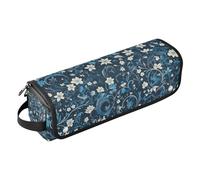 tplaotee Hot Hair Tools Borsa da viaggio e tappetino resistente al calore con cerniera, grande capacità, organizer per piastre da stiro, piastre, arricciacapelli, motivo a vite, accessorio da viaggio