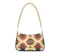 tplaotee Indiano Forme Geometriche Modello Digital Art Colorato alla moda catena crossbody borsa per le donne borsa per le madri