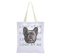 tplaotee Lavanda tinta unita pura pianura personalizzata animali domestici avatar su tela Tote Bags Bulk personalizzato foto panno Tote Bags con manici Tote Canvas Tote Bulk per amico Plain