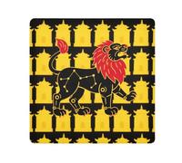 tplaotee leone giallo nero Magic Sticker Make Up Bag Pouch Panno Makeup Bag Organizer Wrap Camera Lens Panno Wrapper Trucco Per Le Donne Dimensioni 55,1 x 55,1 cm