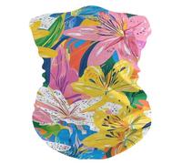 tplaotee Lily - Ghette colorate per il collo, protezione UV, leggere, riutilizzabili, per pesca, escursionismo, snowboard