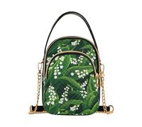 tplaotee Lily Of The Valley Beauty Summer Flowers trendy crossbody sling bag per le donne con multi tasche borse per l'autunno