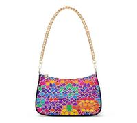 tplaotee Modelli marocchini Colori Neon Brillanti Moda catena cross body borse per le donne borsa a mano per le donne per la moglie