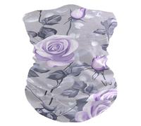 tplaotee Nastro di velluto rosa lilla e grigio argento quattro stagioni protezione UV ghetta collo uomo traspirante maschere per il viso per ciclismo ciclismo abbigliamento quotidiano