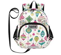 tplaotee Orecchie carine personalizzazione mini zaino per bambini guinzaglio per bambini ragazzi / ragazze anti-smarrimento borsa per pannolini personalizzata zaino con cintura riflettente ornamenti,