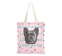 tplaotee Oro Polka Dot San Valentino Personalizzato Pet Avatar su Tela Tote Bags Bulk Immagine Personalizzata Tela Shopping Bags Bulk per Amico Plain