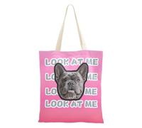 tplaotee Pesca Gradiente Personalizzato Pet Avatar su Tote Bag Tela Immagine Personalizzata Borse della spesa di Tela Per La Spesa Borse di Tela di Tela Bulk Per Gli Insegnanti Pianura