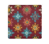 tplaotee Retro rosso fiocco di neve magico autoadesivo trucco custodia da viaggio panno gioielli organizzatore avvolgere fotocamera lente panno involucro organizzatore cosmetici per dimensioni da