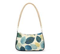 tplaotee Stile rustico foglia modello verde toni naturali catena alla moda crossbody fanny pack per le donne borsa a mano per le madri