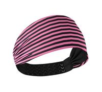 tplaotee Strisce orizzontali nere color pesca Neon antiscivolo larghe fasce elastiche per le donne per yoga palestra basket basket