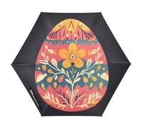 tplaotee UV50+Easter Egg Folk Art Patterns Fiori ombrello auto aperto speciale progettato e forte con fantasia caso grandi ombrelli per pioggia auto aperto sombrillas de lluvia