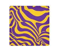 tplaotee viola e giallo linee d'onda Magia Cosmetici Sacchetti Panno Organizzatore di Viaggio Wrap Camera Lens Panno Wrapper Organizzatore Borse Per Le Donne Dimensioni 55,1 x 55,1 cm