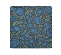 tplaotee William Morris Indigo Floral Pattern Portable Make up Pouchs Cloth Travel Organizer Wrap Camera Lens Cloth Wrapper Trucco per donne Dimensioni 55,1 x 55,1 cm