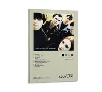 TPLLPK Slowdive - Poster decorativo da parete Souvlaki, stampa artistica su tela, poster decorativo moderno, per camera da letto, 20 x 30 cm