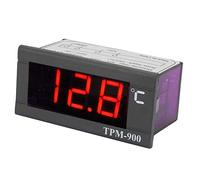 TPM-900 Regolatore di Temperatura Digitale 220VAC 3W, -40℃~110℃, Regolatore Termostato del Sensore, con Indicatore di Pannello LED e Inserire Pannello, Raffreddamento e Riscaldamento, Precisione ±0.1℃