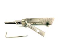 TPM Go 2-in-1 Lish I Chiave Decoder e Strumento per Scassinare Serrature, Lettore di Chiavi Multiuso, Kit di Manutenzione e Riparazione in Acciaio Inox per Serrature Civili Domestiche (SC1)