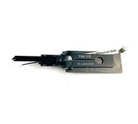 TPM Go Locksmith Lock Picking Tool per Yale Locks, Pick and Decoder 2 in 1 Tool UK Door LockPick Kit (Yale-5B)