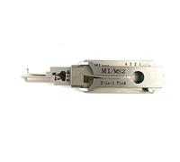 TPM Go M1/MS2 2 in 1 Lockpick and Decord Kit fabbro Strumento di apertura rapida per Master Lock, American DoorLock, Strumento professionale