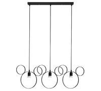 TPMAFF Lampada a Sospensione per Camera da Letto per Bambini, Lampadario a 3 Luci con Testa di Topo Simpatico Cartone Animato, Luci a Sospensione in Ferro Minimalista per Bancone Sala da Pranzo