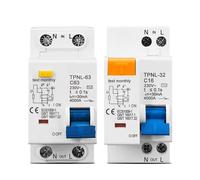 TPNL DPNL 230V 1P+N Interruttore differenziale con protezione da sovracorrente e cortocircuito RCBO MCB 1 pz(50A)