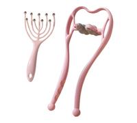 TPR 36 cm Rullo | 6 palle rilassanti muscolari, presa semplice, solido | perfetto per collo, schiena, gambe, spalle, casa, ufficio, viaggi, lunghe ore