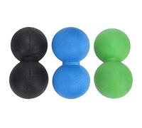 TPR Yoga Massage Ball Relax Portable Fitness Body Esercizio fisico Atleti Atleti atti Bambini (Nero + verde + blu)
