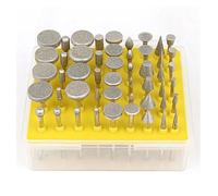 TPSC7 10/50 pezzi Set di teste rettifica diamantate 3,0 mm gambo frese for utensili rotanti abrasivi testa fresa diamantata .AT7