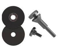 TPSC7 2-10 pezzi 50 mm Disco da taglio in metallo Mini mola abrasiva in resina Lama for sega Mola angolare Più 1 pezzo di mandrino montaggio .AT7