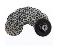 TPSC7 6 pezzi/set 3 pollici tampone lucidante a secco Premium affilato flessibile diamante lucidatura pastiglie for granito marmo pietra disco abrasivo .AT7