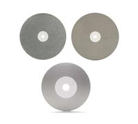 TPSC7 Disco di lappatura rivestito in diamante da 8 pollici e 200 mm, grana 60-2000, foro 12,7, disco abrasivo for gioielli con pietre preziose, Rock .AT7