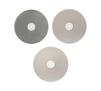 TPSC7 Disco di lappatura rivestito in diamante da 8 pollici e 200 mm, grana 60-2000, foro 12,7, disco abrasivo for gioielli con pietre preziose, Rock .AT7