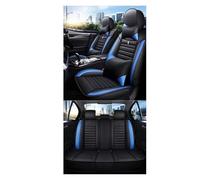TPSOBRU Coprisedile Universale Per Per Golf Per Passat CC Per Touran Per Tiguan Per Toureg Per Touareg Per Phaeton Per T-ROC Accessori Auto Universali(H Black Blue 5 seat)