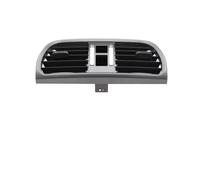 TPSOBRU Griglia Ventilazione Auto per 911 per Carrera per Targa Grigio Argento Sinistra Destra Centrale Griglia Ventilazione Pannello Copertura della Presa d'Aria AC Griglia Presa Aria(Gray Middle)