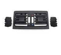 TPSOBRU Griglia Ventilazione Auto per BMW Serie 3 E90 E91 Griglia Ventilazione Riscaldamento E Aria Condizionata della Console Centrale Posteriore Dell'auto Griglia Presa Aria(Nero)