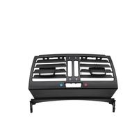 TPSOBRU Griglia Ventilazione Auto per BMW X5 X6 E70 E71 E72 2007-2013 LHD RHD Griglia di Ventilazione Posteriore Griglia Presa Aria(Rear-One Holes)
