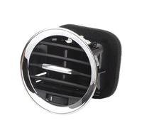TPSOBRU Griglia Ventilazione Auto per Opel per Corsa D per Adam Cruscotto Presa d'Aria Aria Condizionata per Vauxhall Griglia Ventilazione Interna Auto Nera/cromata Griglia Presa Aria(Full Chrome)