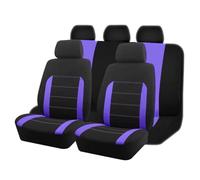 TPSOBRU Per Jeep Per Grand Per Cherokee Per WK2 Accessori Per Auto Protezione Per Sedili Set Completo Universale Coprisedili Auto Coprisedili Auto(Purple)