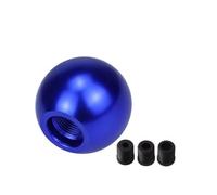 TPSOBRU Universale Auto Gear Testa Pomello Manuale Modifica Auto Testa Stelo Universale Lega Alluminio Sfera Rotonda Maniglia Ingranaggio Carrello Bobblehead(Blue)