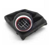 TPSOBRU Universale Auto Gear Testa Pomello Per A4 S4 B8 8K A5 8T Q5 8R S Line 2007-2015 Pomello Cambio Manuale 5/6 Velocità Leva Braccio Comando Penna Cuffia Custodia(Red R123456 Cover)