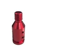 TPSOBRU Universale Auto Gear Testa Pomello Per BMW Per Mini Connettore Leva Cambio Filettato Chiave Brugola Adattatore Universale Pomello Manuale Lega Alluminio M12x1,25(M12 red)