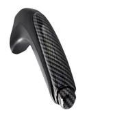 TPSOBRU Universale Auto Gear Testa Pomello Per Civic 2006-2011 Pomello Cambio Auto Coperchio Maniglia Freno Grigio/Fibra Carbonio(Brake Handle Cover A)