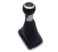 TPSOBRU Universale Auto Gear Testa Pomello Per Per Golf 4 IV MK4 GTI R32 Per Bora Per Jetta 1999-2004 5/6 Velocità 12Mm Pomello Leva Cambio Cuffia Collare(B0180)