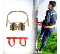 TPTAWF Chiodi Professionali per Arrampicata su Alberi | Imbracatura Regolabile - Scarpe da Arrampicata in Ferro Leggero per Arboristi, Lavori Sugli Alberi, Avventure all'Aperto