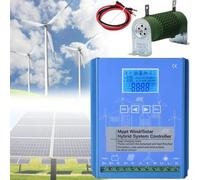 TPTAWF Controller di Carica Ibrido Eolico Solare MPPT, 10000w per Pannello Eolico Solare Sistema Supplementare Eolico Solare,12v