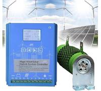 TPTAWF Controller di Carica Solare per Sistema Ibrido Eolico da 3000W MPPT, Controller di Carica per Sistema Ibrido Eolico-Solare per Carico di Scarico Eolico,24v