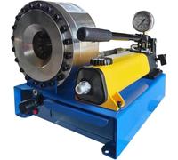 TPTAWF Crimpatrice per tubi, strumento di pressatura del tubo, strumento di crimpatura pneumatica, macchina di crimpatura manuale del tubo idraulico, con 8 set di matrici, tubi idraulici