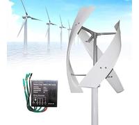 TPTAWF Generatore Eolico da 9000W con Controller per Uso Domestico, generatore Eolico Domestico 12v 24v, generatore Eolico ad ASSE Verticale,24V