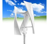 TPTAWF Kit Generatore di Turbina Eolica 9000W, Turbina Eolica Verticale con Controller Eolico-Solare, Illuminazione Stradale Domestica AC con Magnete Permanente,24V